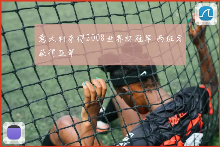 意大利夺得2008世界杯冠军 西班牙获得亚军